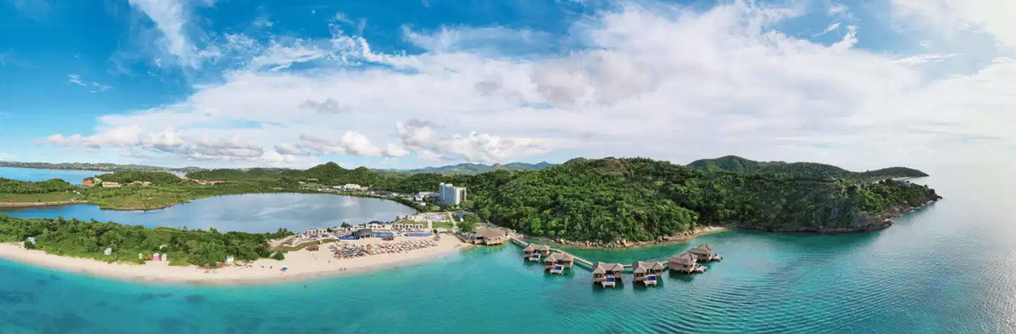 Royalton Antigua Chairman Overwater Bungalows Landschaft