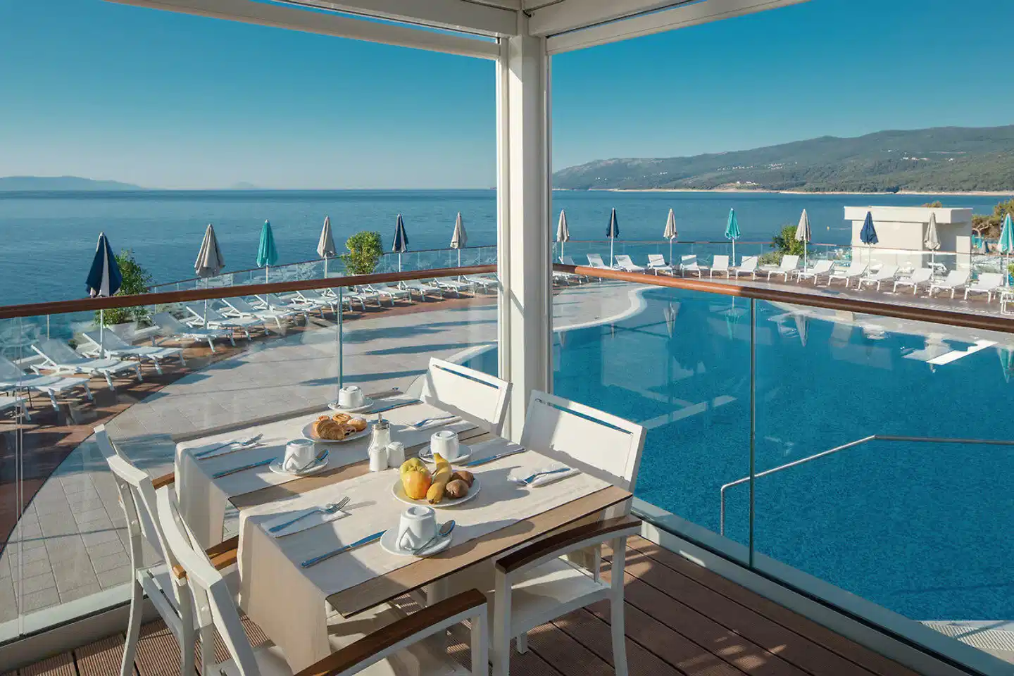 Valamar Bellevue Resort Terrasse