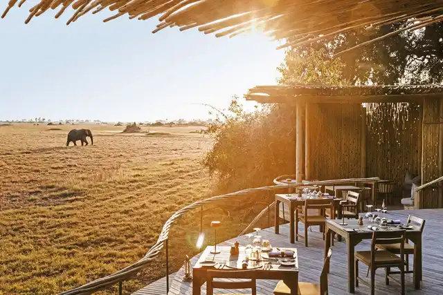 Wilderness Mombo Camp Terrasse