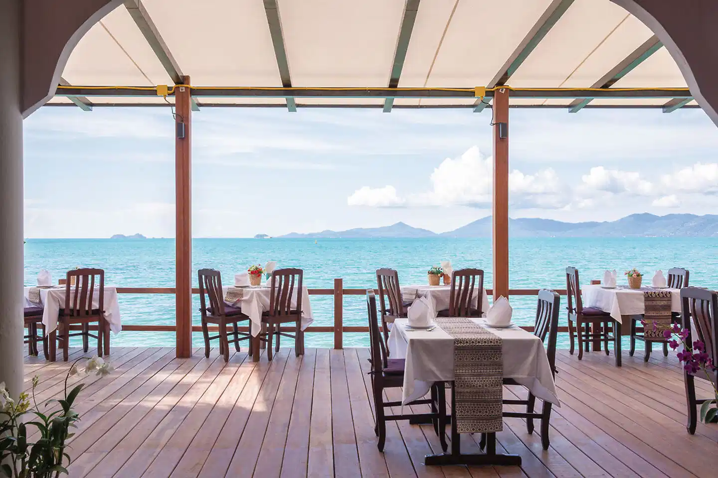 Adarin Beach Resort Terrasse