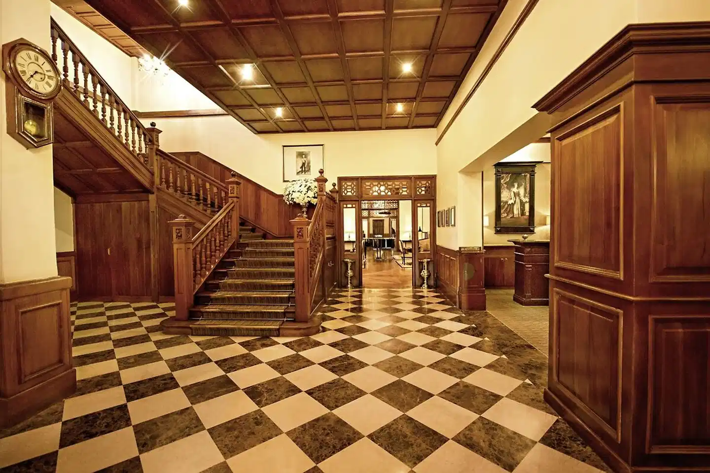 The Grand Hotel Lobby