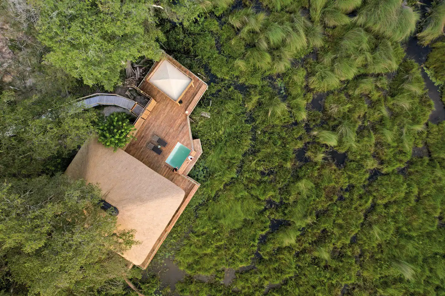 Wilderness Vumbura Plains Camp Garten