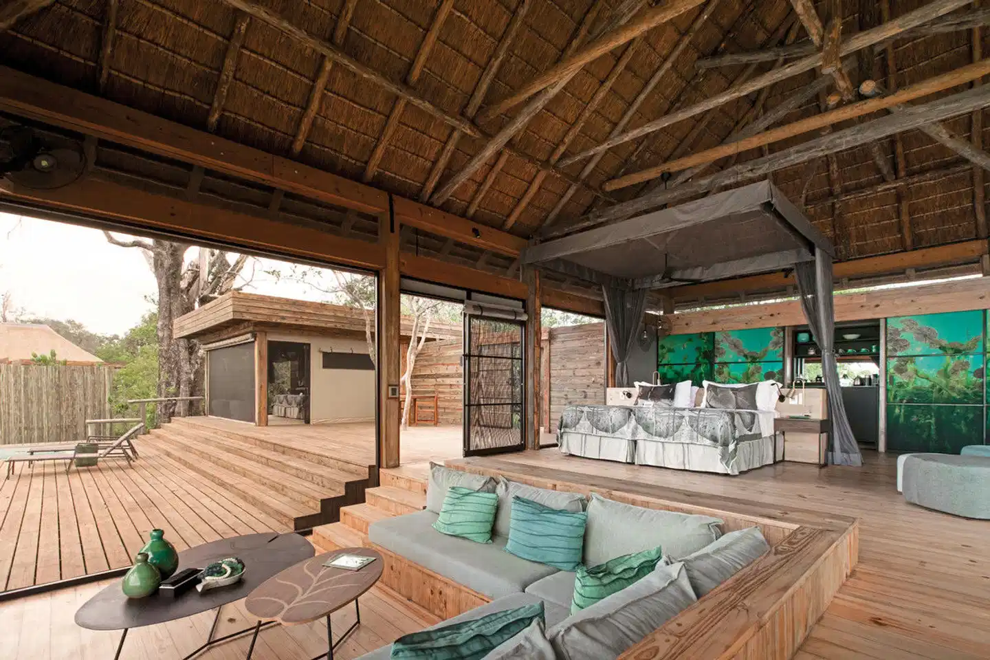 Wilderness Vumbura Plains Camp Terrasse