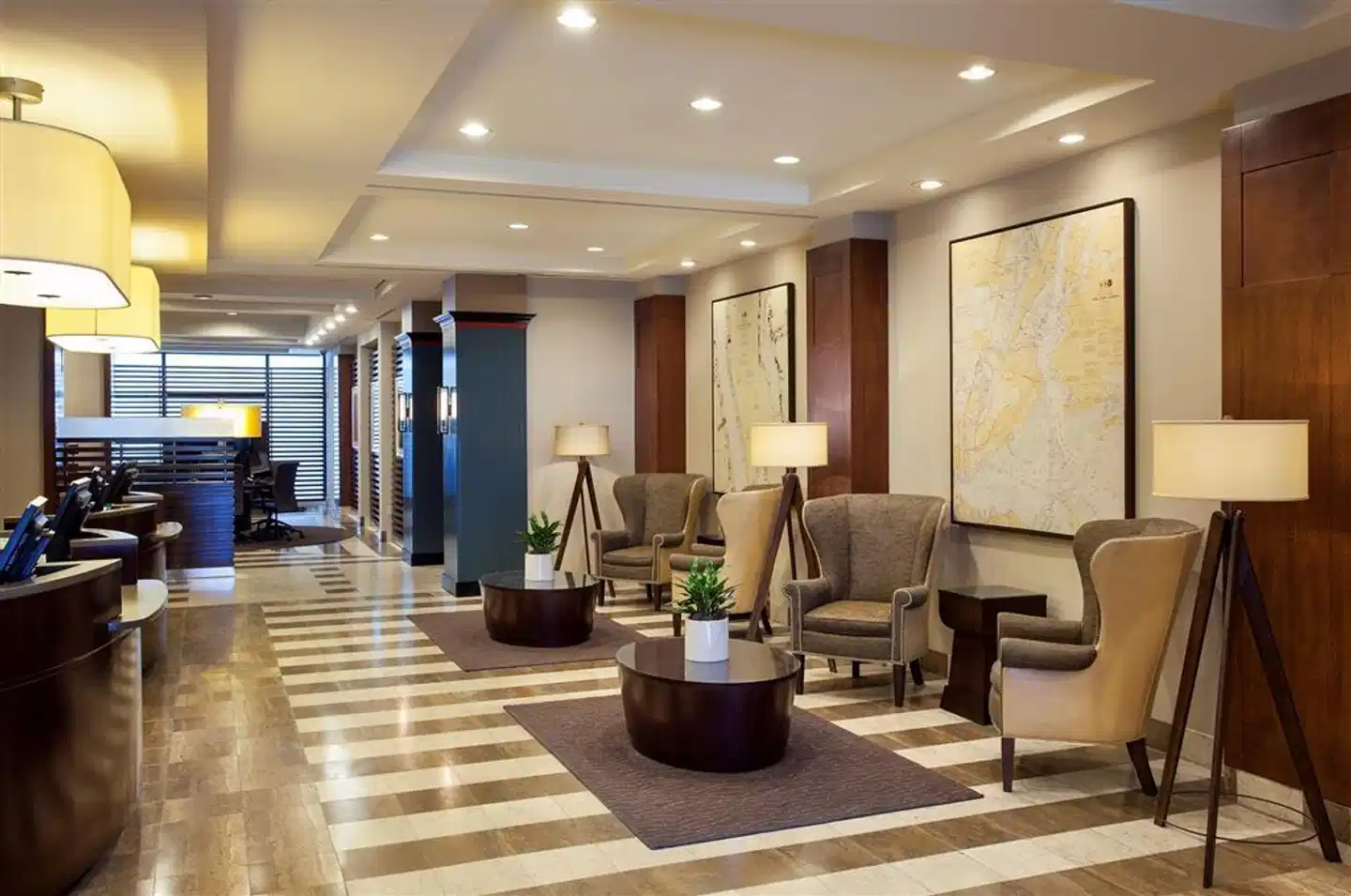 Sheraton Lincoln Harbor Hotel Lobby