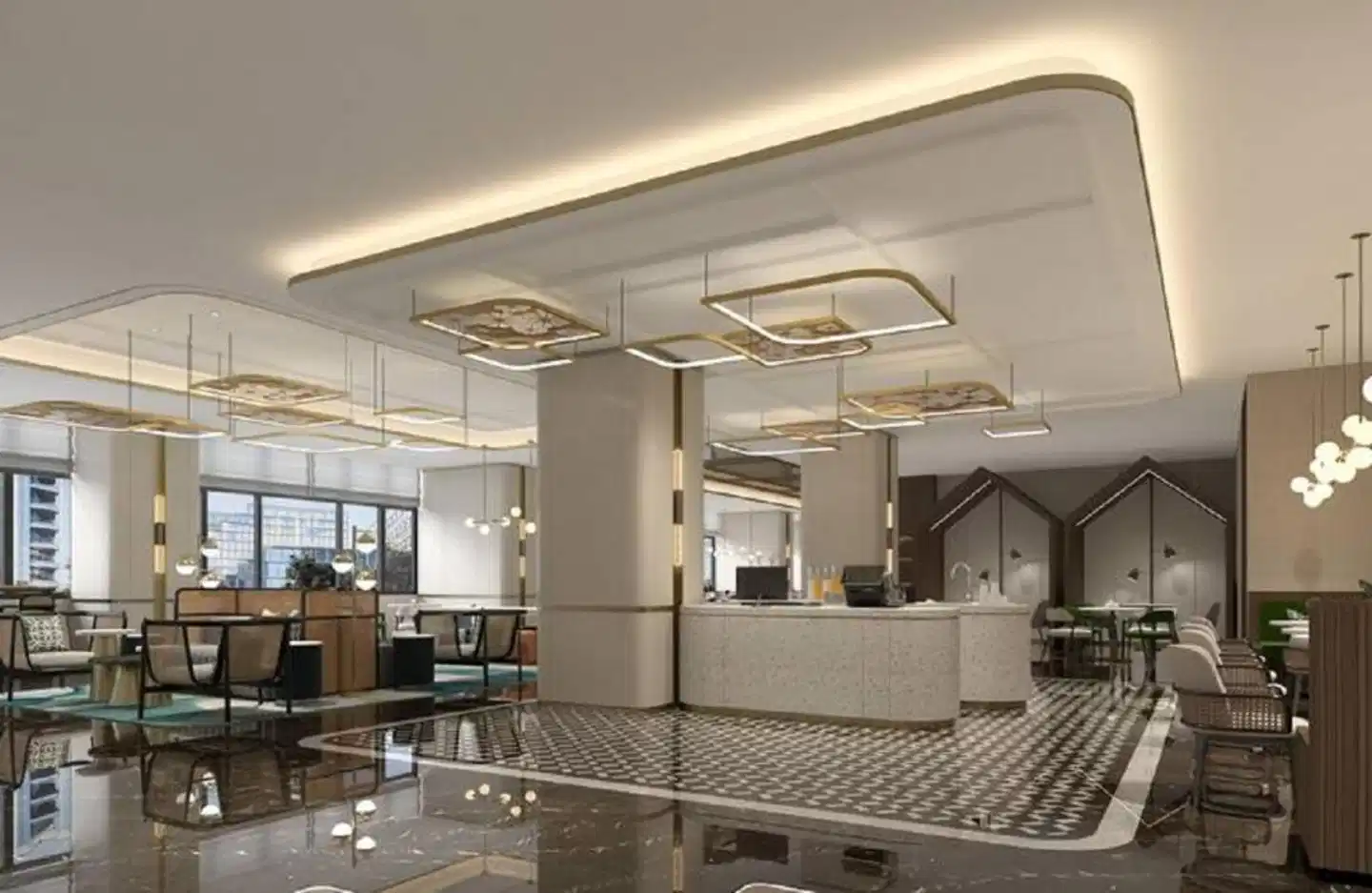 Hilton Garden Inn Beijing West Railway Station Lobby