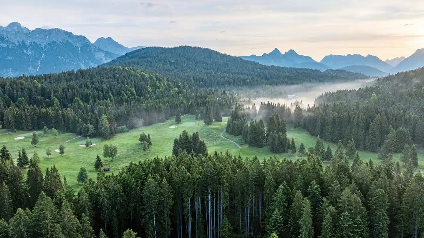 Das Hotel Eden Landschaft