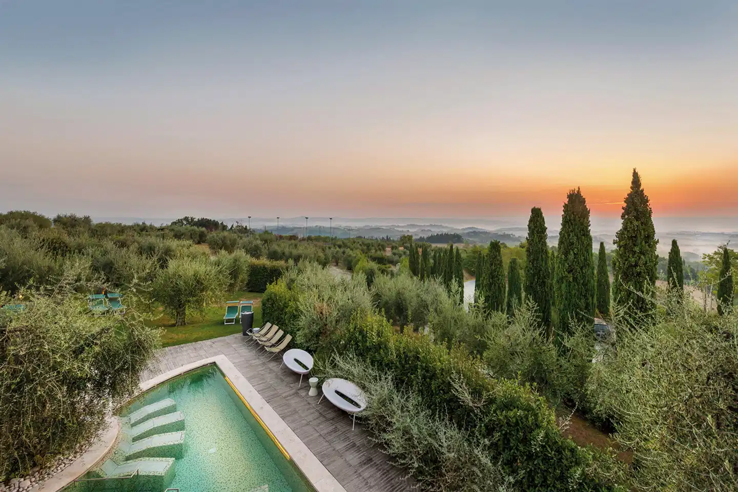 Villasanpaolo Wellness & Spa Hotel San Gimignano Landschaft