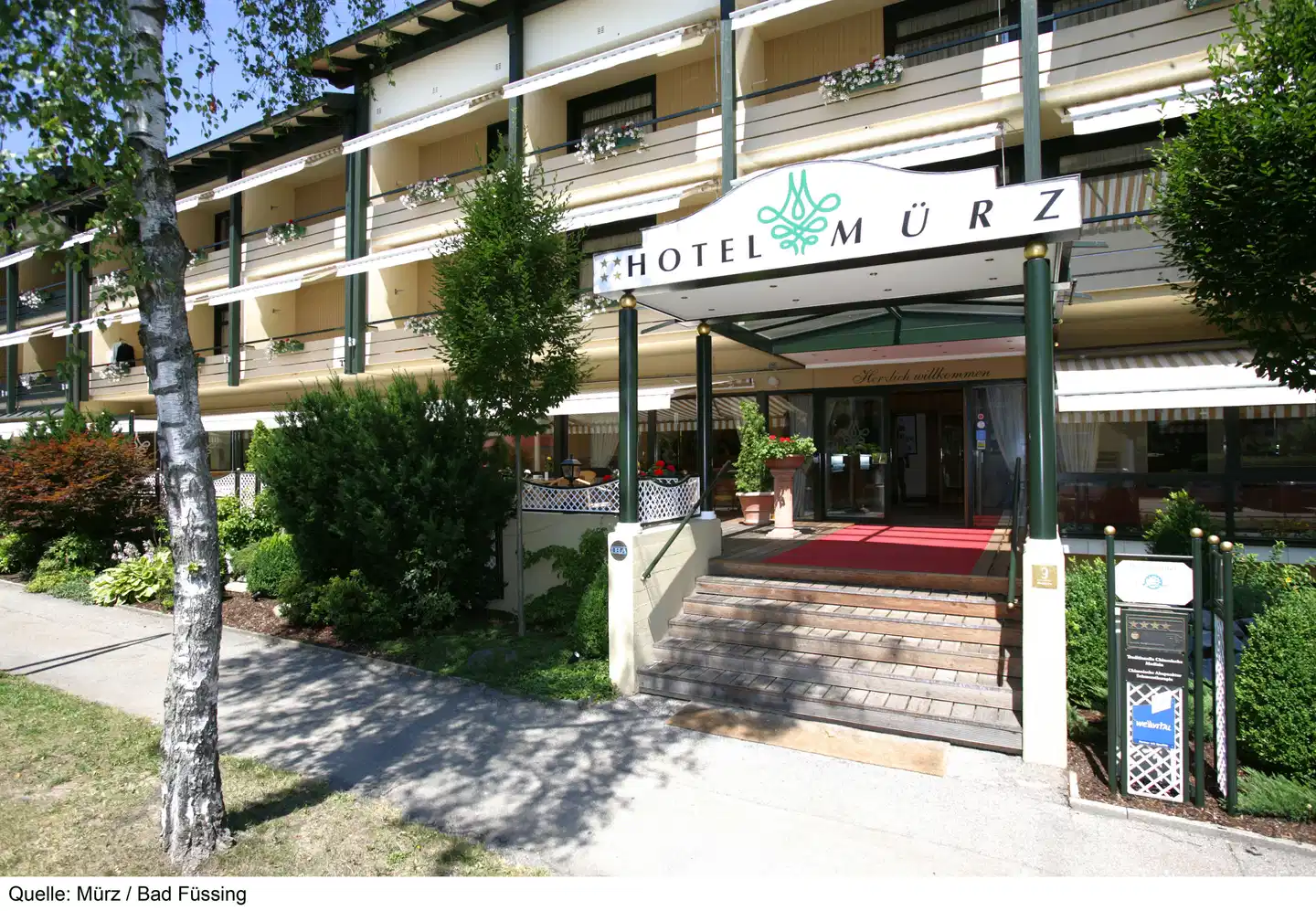 Wunsch Hotel Mürz Aussenansicht