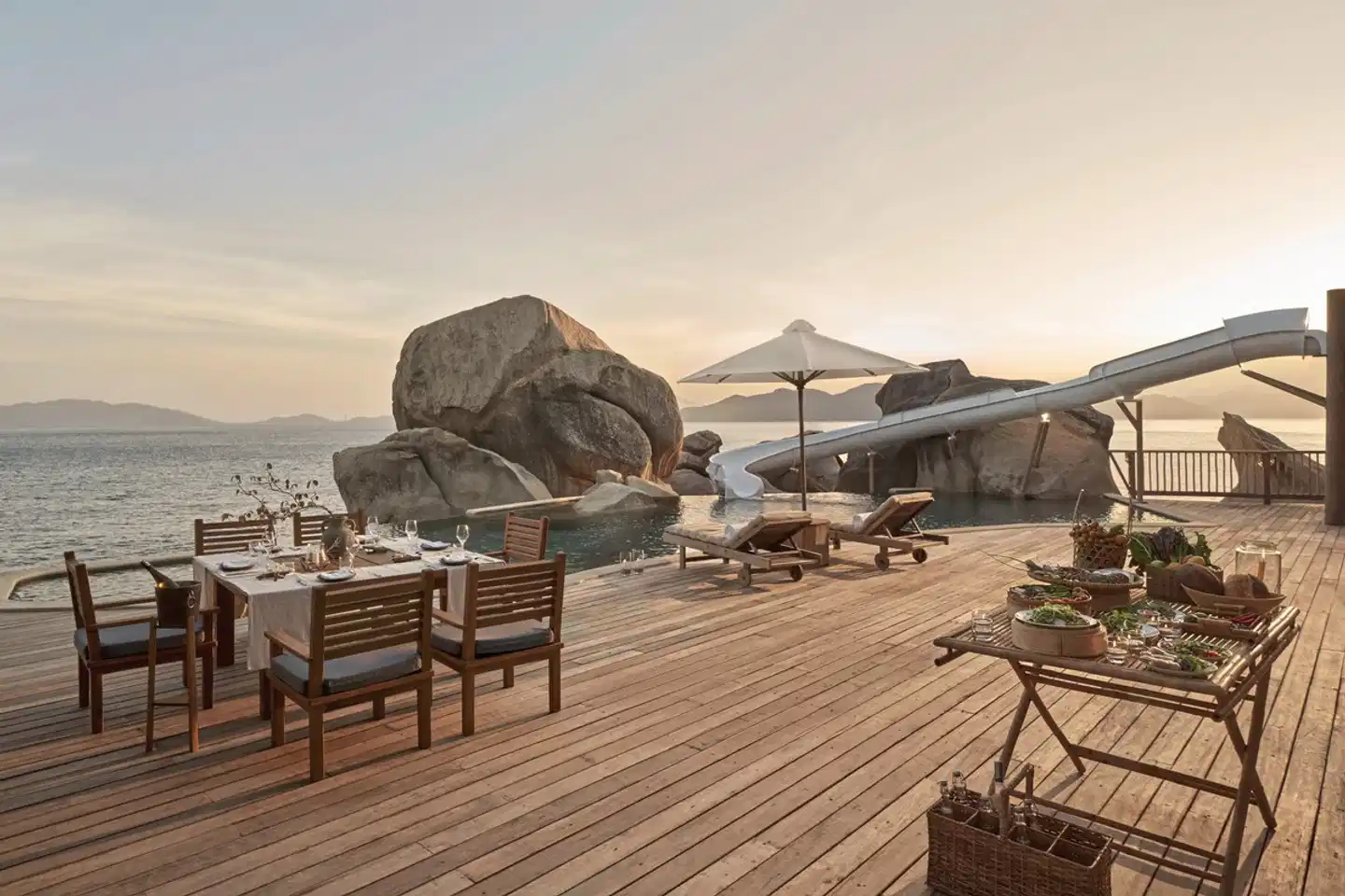 Six Senses Ninh Van Bay Terrasse
