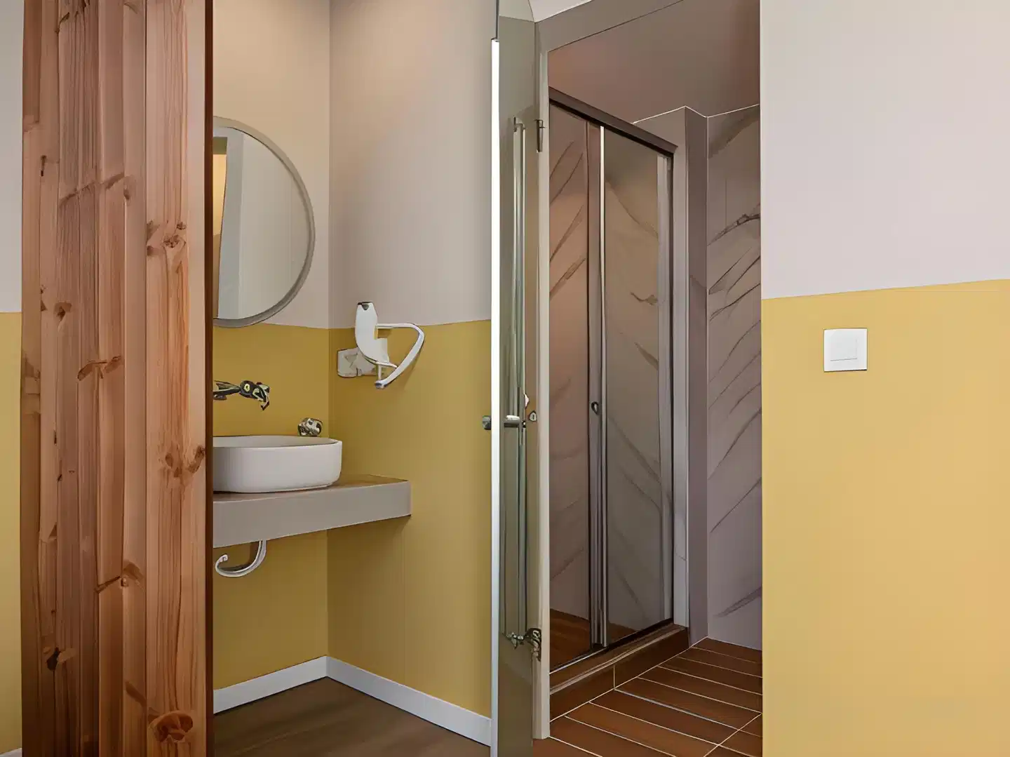 Dunlin Hotel Badezimmer