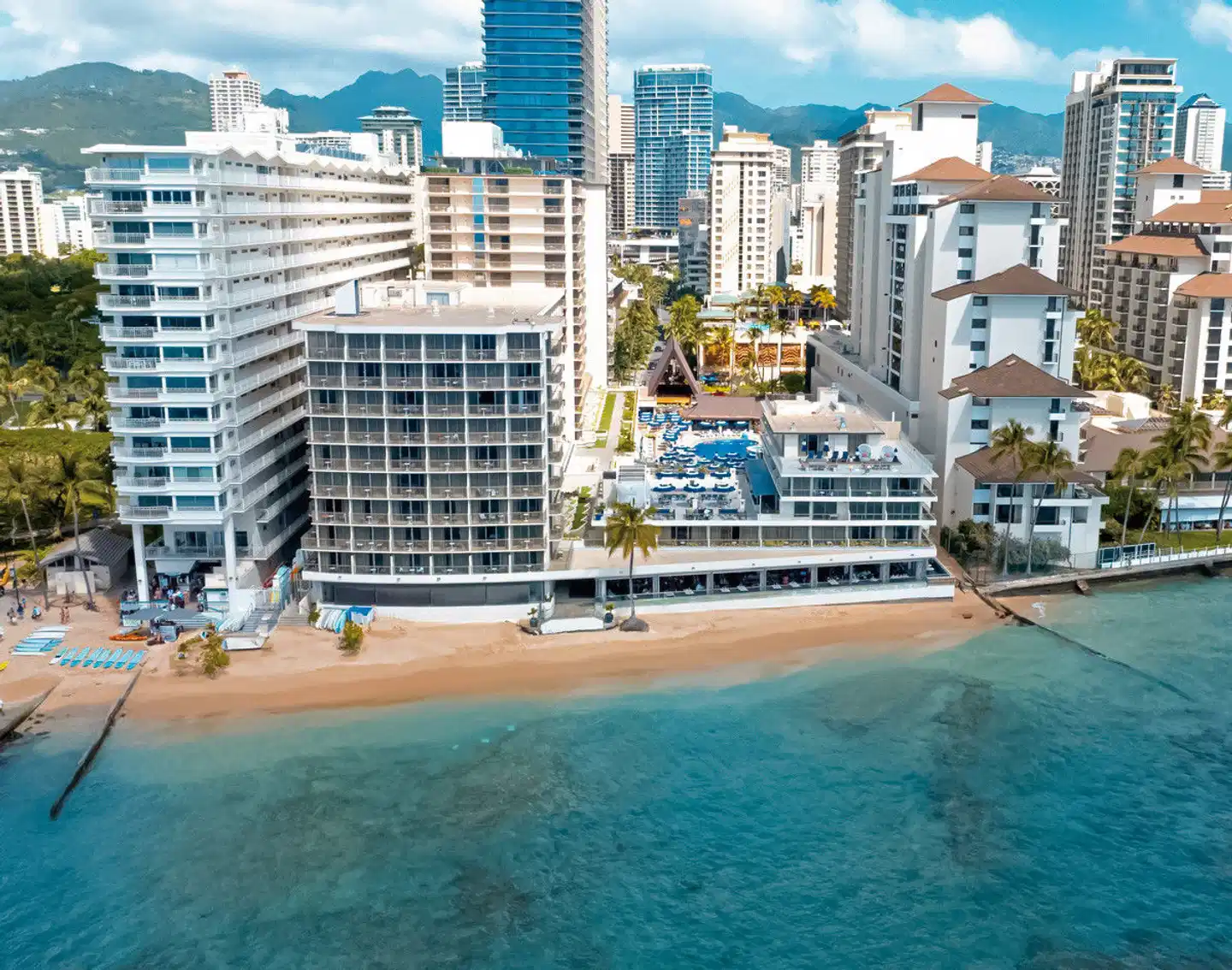 Outrigger Reef Waikiki Beach Resort Aussenansicht