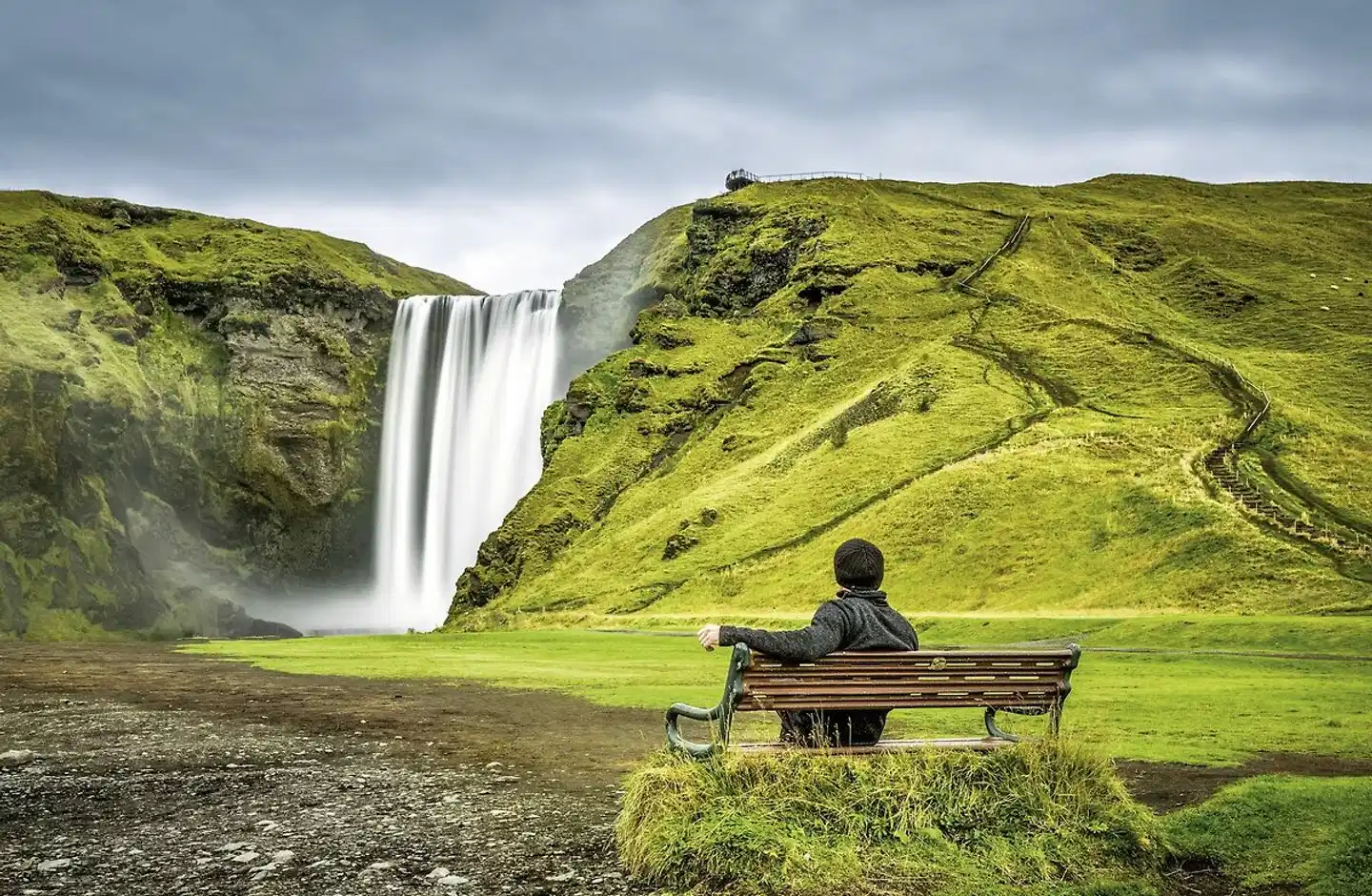 Familienspaß auf Farmen Landschaft