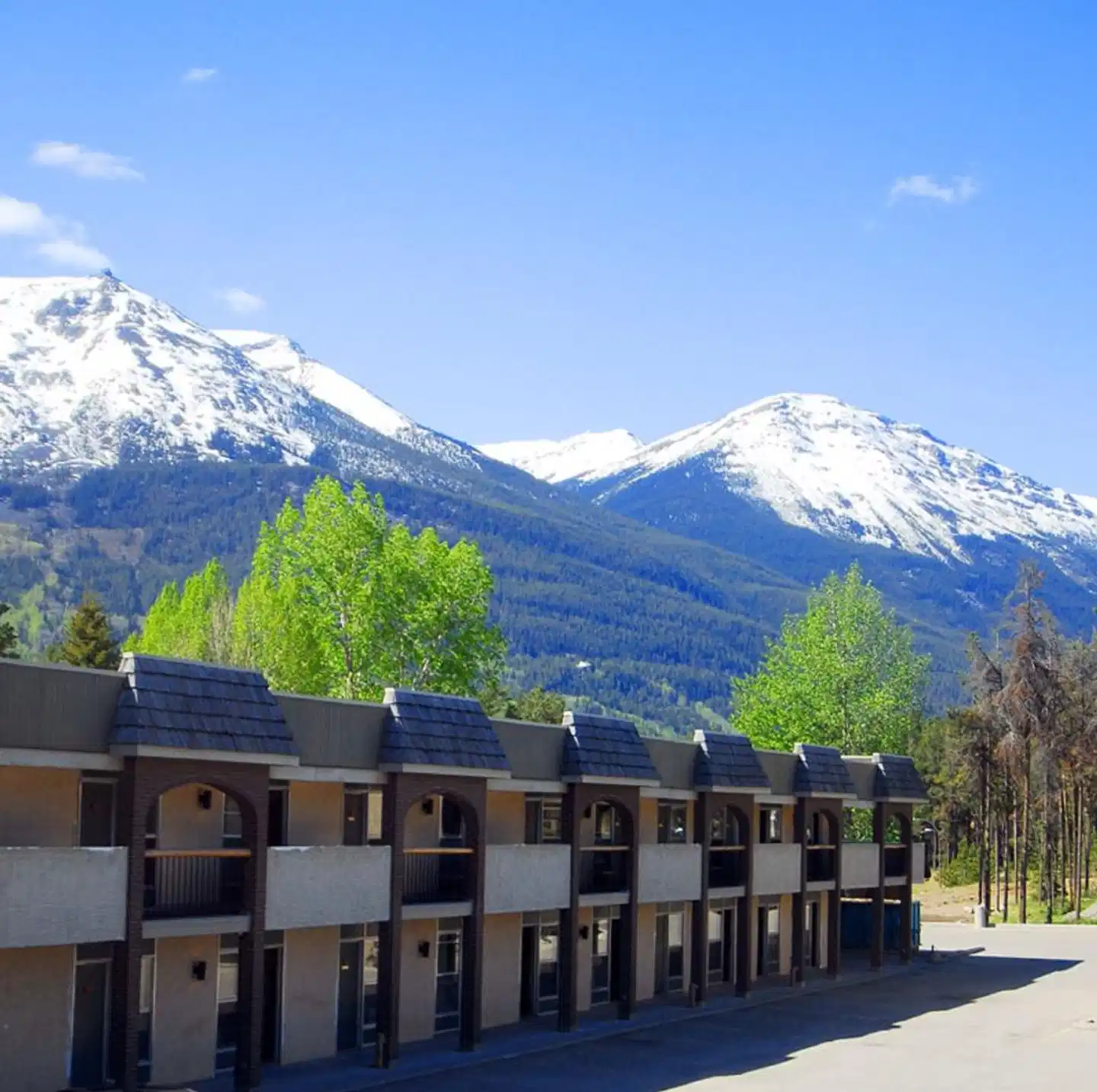 Maligne Lodge Landschaft