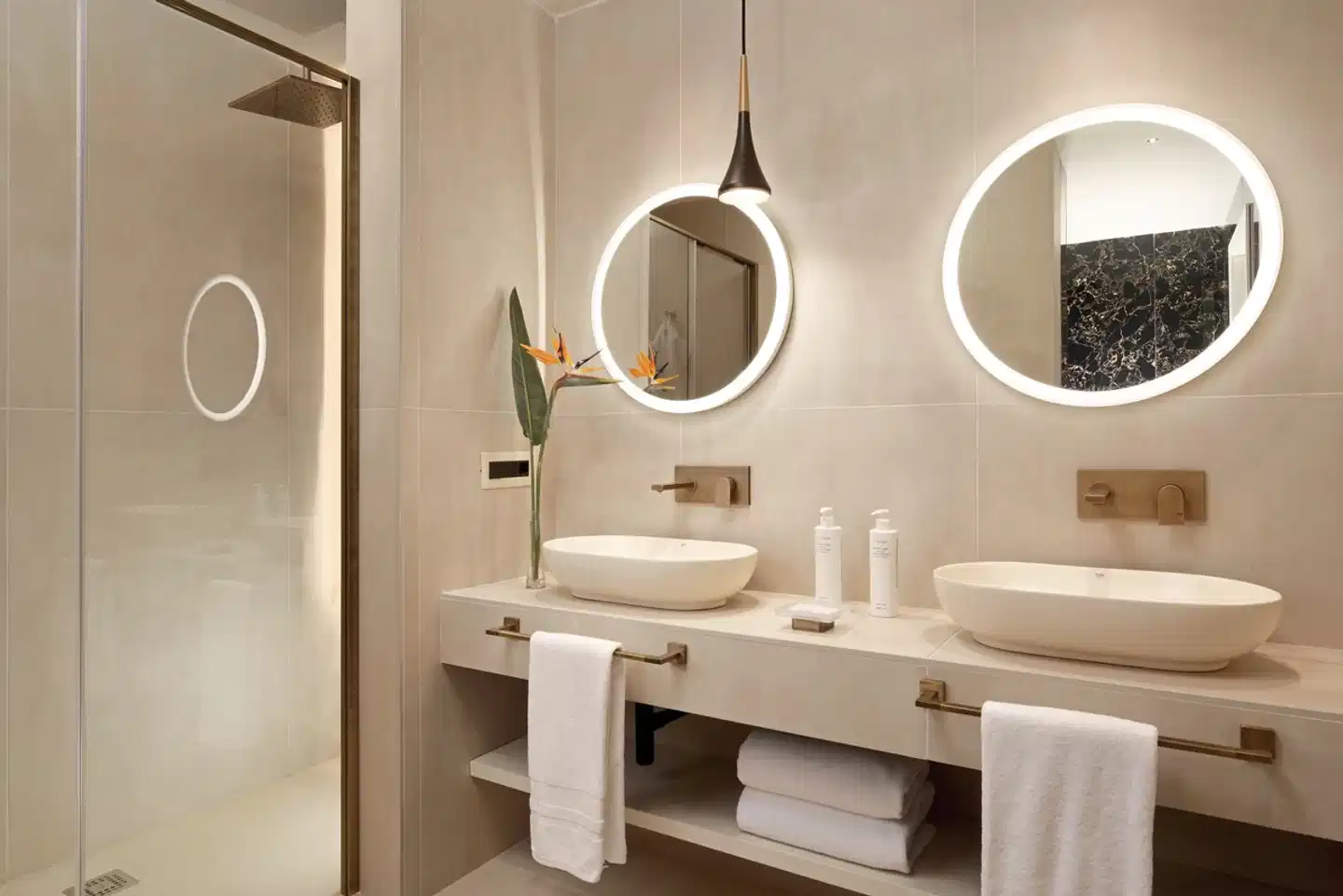 Grand Hotel Palatino Badezimmer