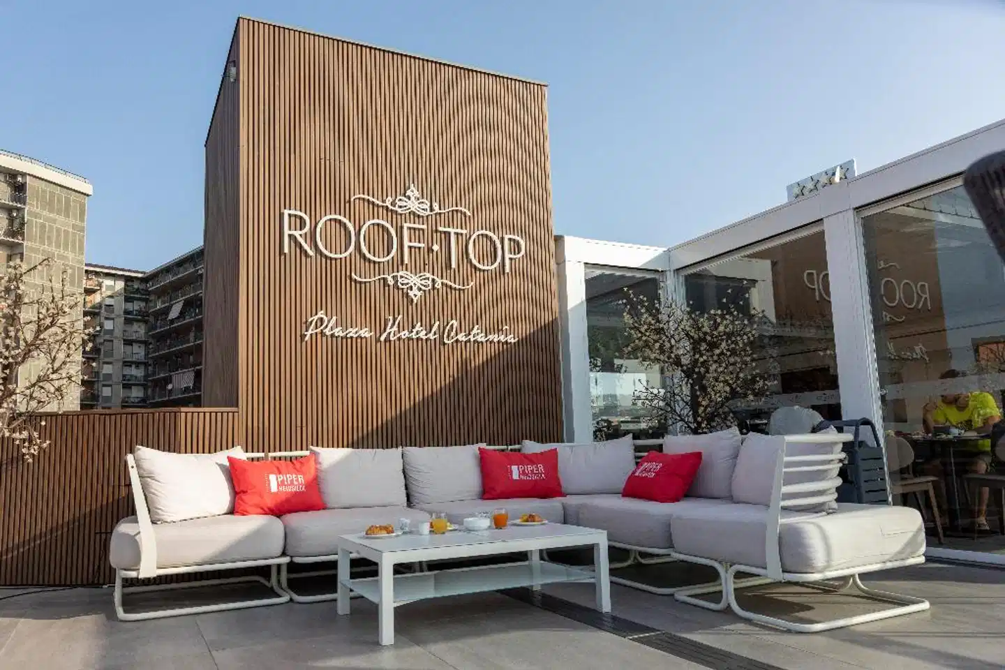 Plaza Hotel Catania Terrasse