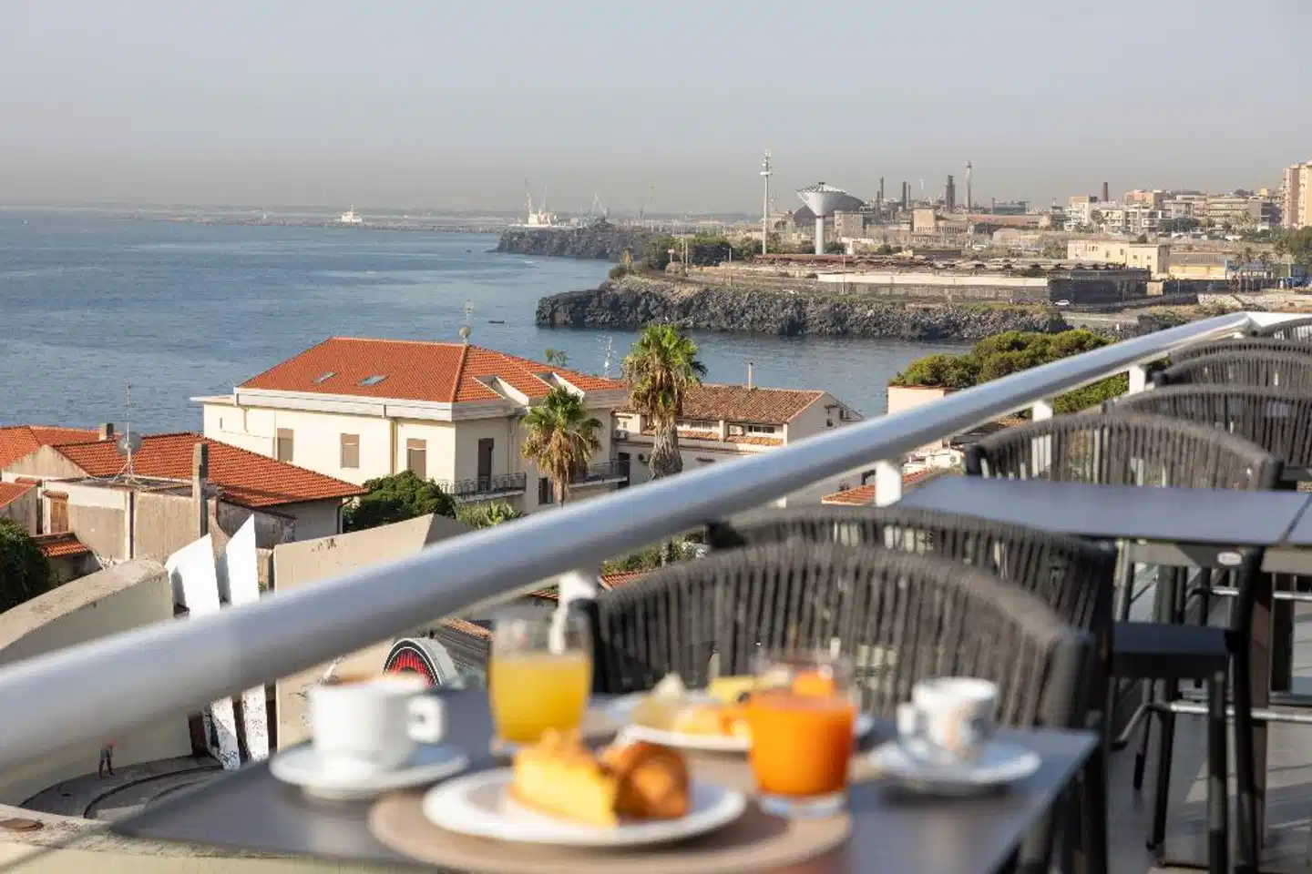 Plaza Hotel Catania Terrasse