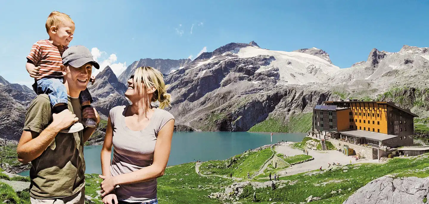 Berghotel Rudolfshütte Landschaft