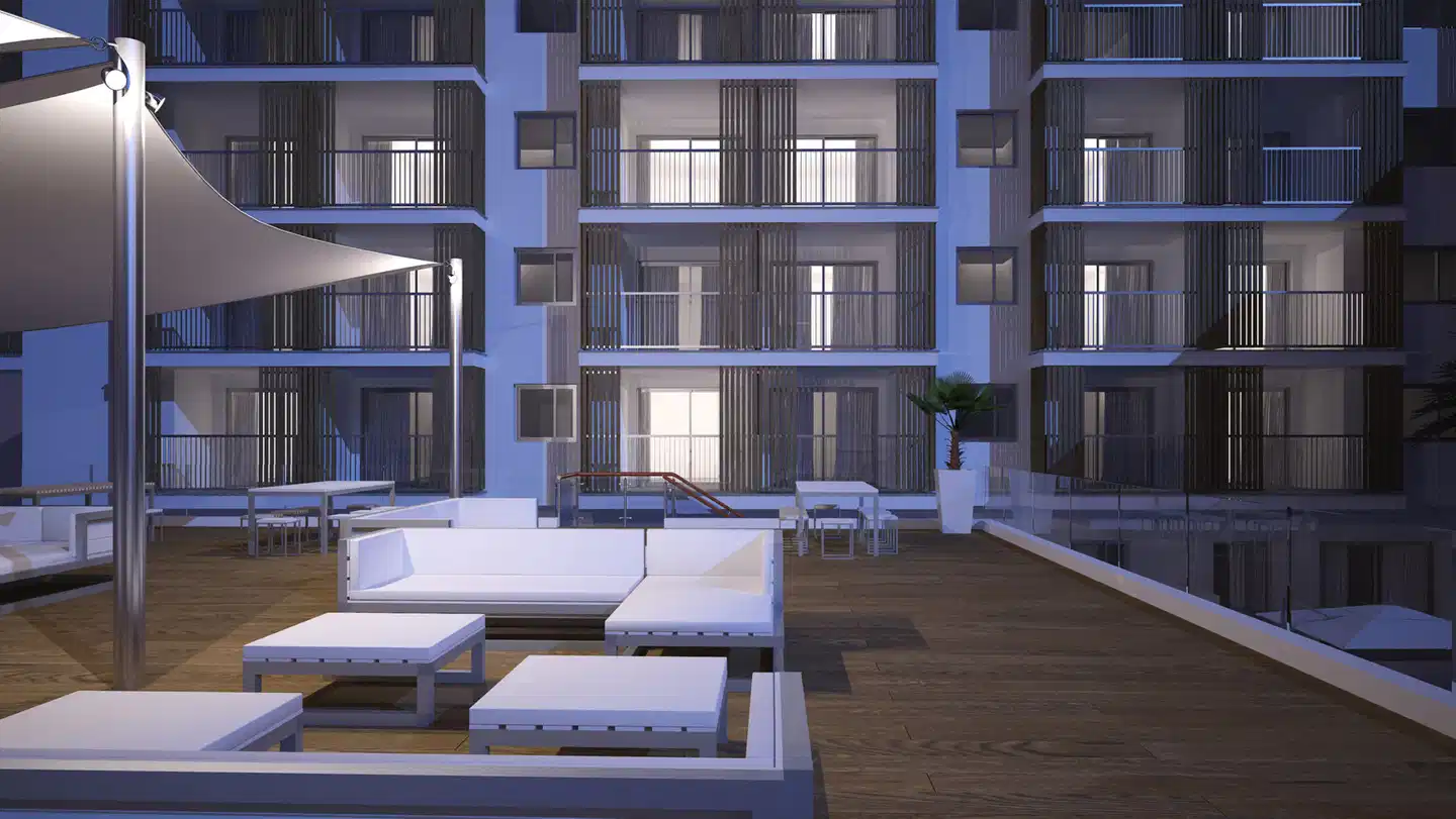 Ryans Ibiza Apartments Terrasse