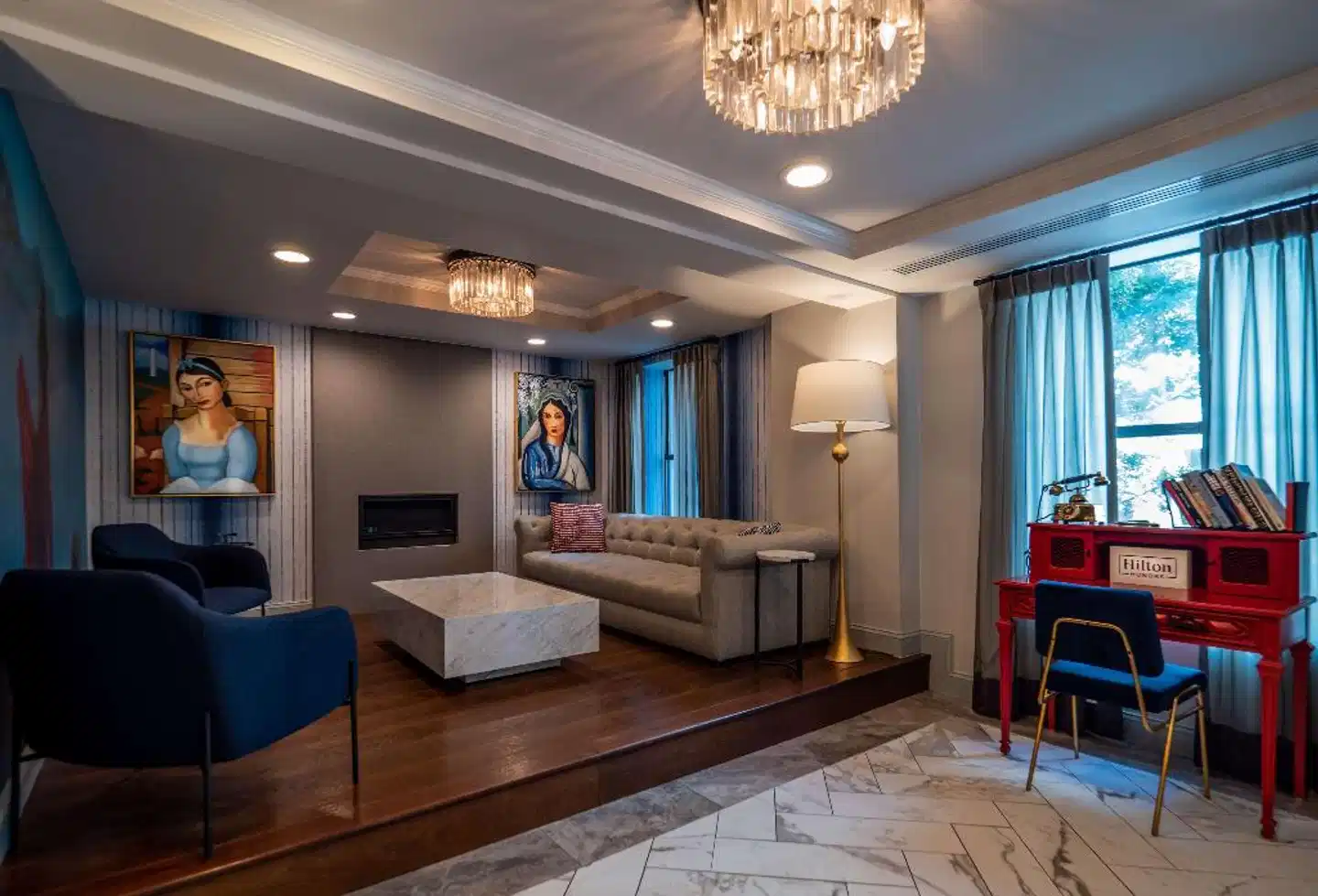 West End Washington DC, Tapestry Collection by Hilton Lobby