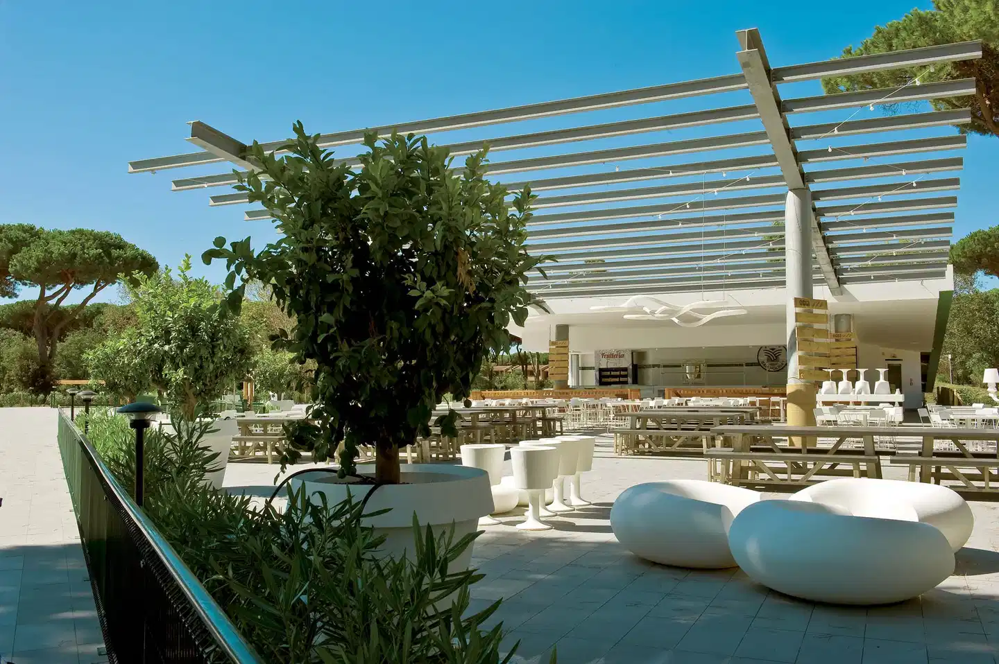 Camping Village Roma Capitol Terrasse