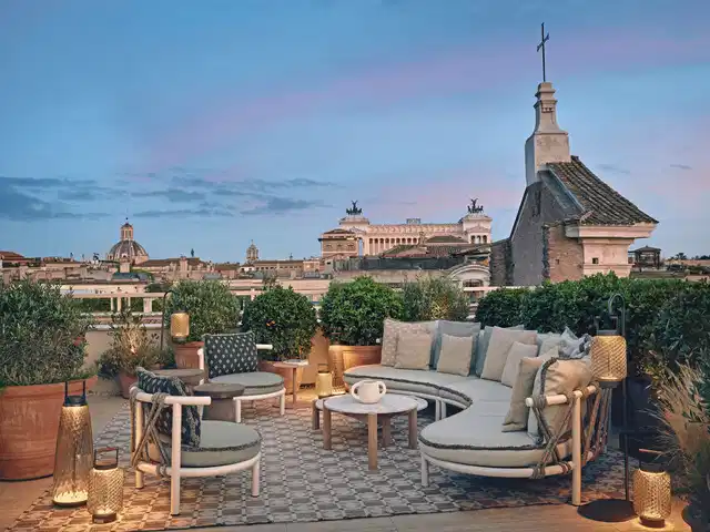 Six Senses Rome Terrasse