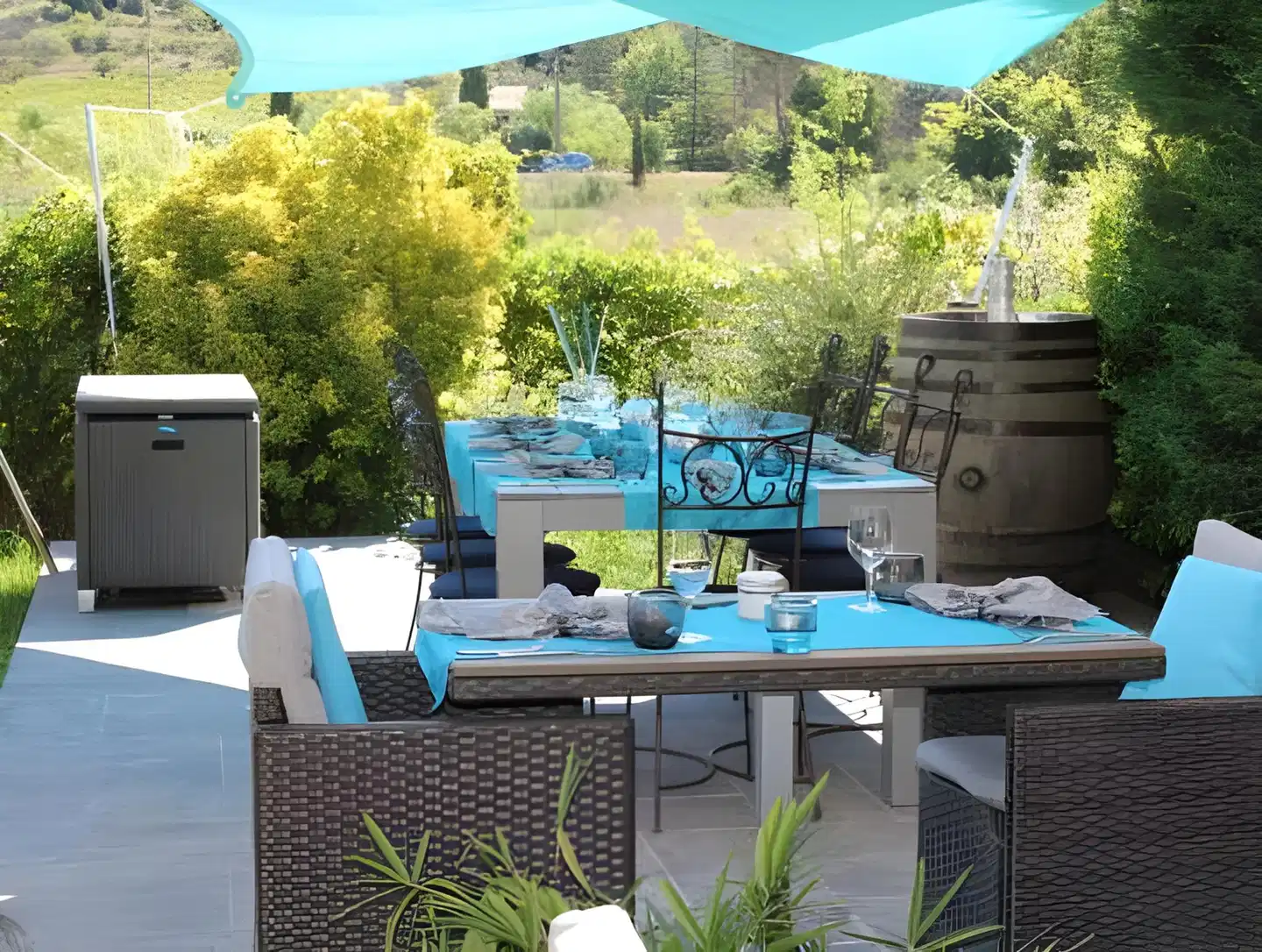 Le Jardin aux Sources Terrasse