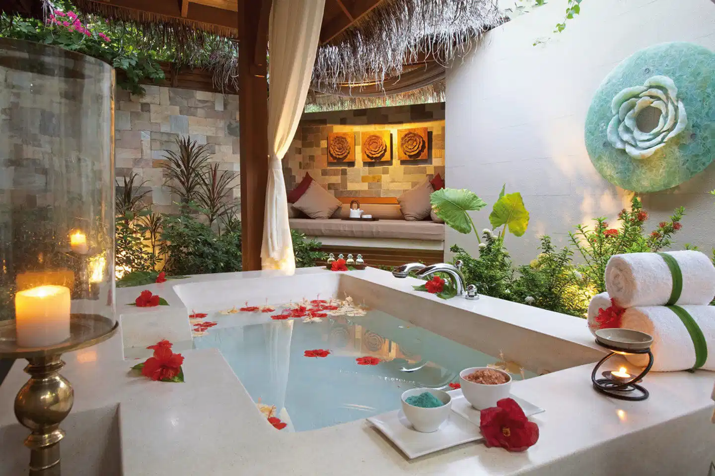 Baros Maldives Badezimmer