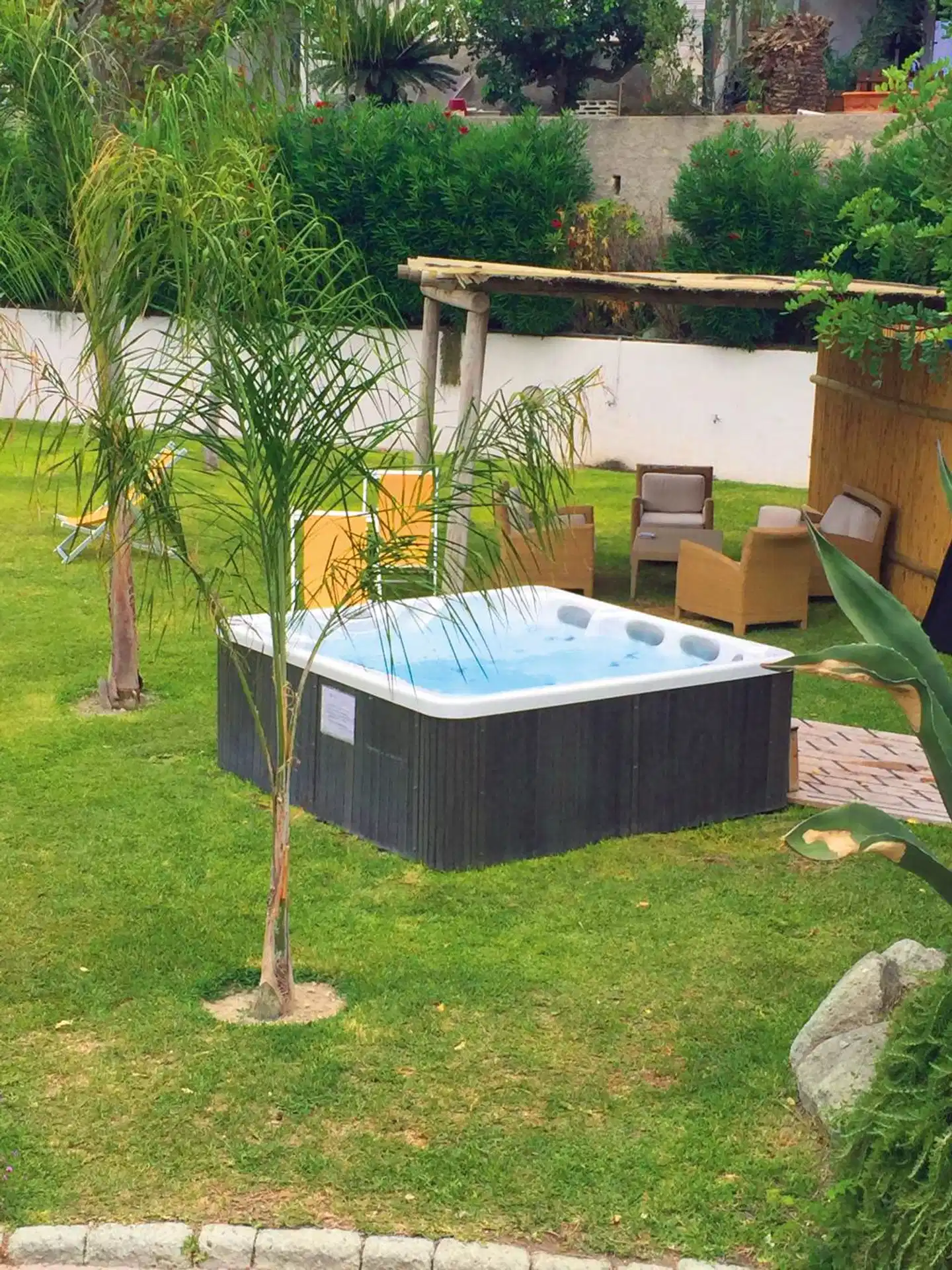 Hotel Parco delle Agavi Garten