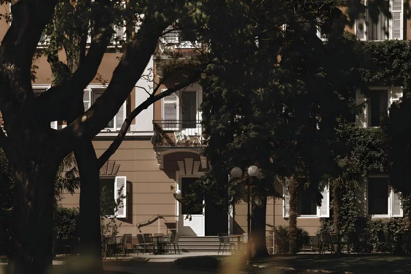 Parkhotel Luna Mondschein Terrasse