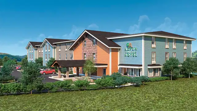 Aspen Suites Hotel Homer Aussenansicht