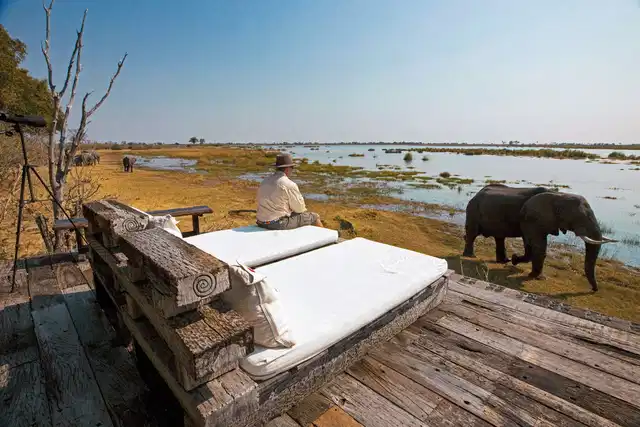 Zarafa Camp Terrasse
