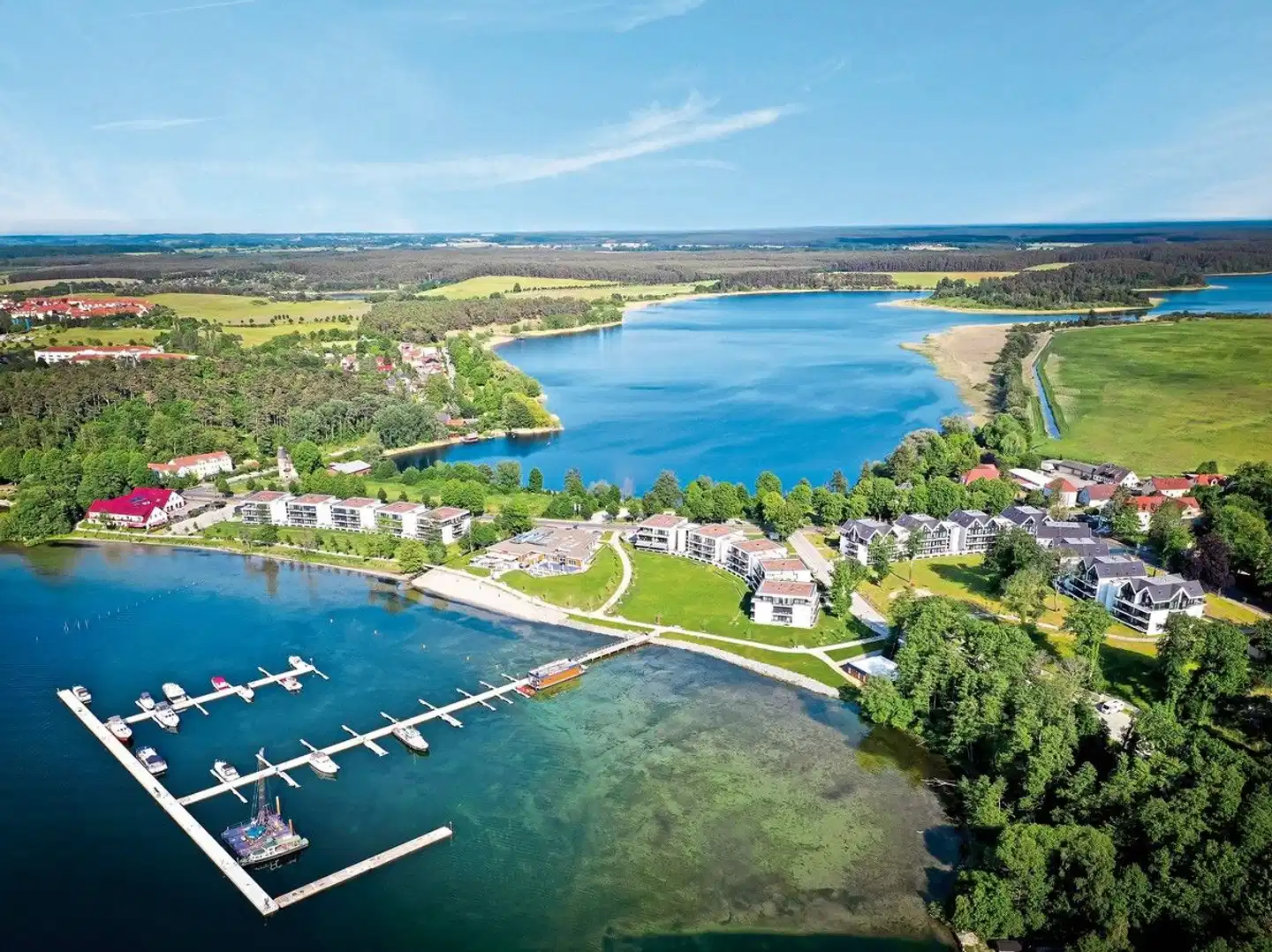 MAREMÜRITZ Yachthafen Resort Landschaft