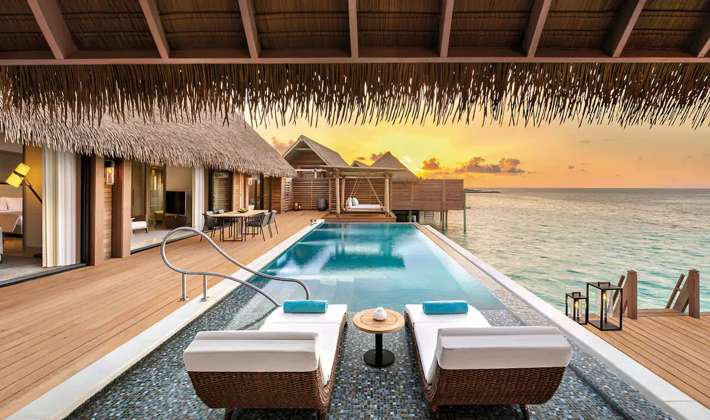 Waldorf Astoria Maldives ITHAAFUSHI Hallenbad