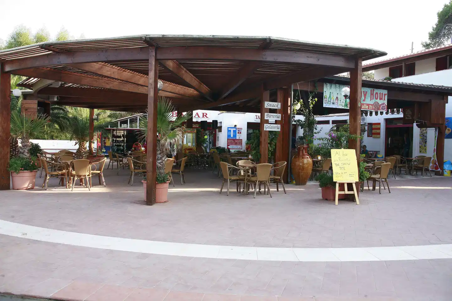Villaggio Camping Internazionale Manacore Terrasse