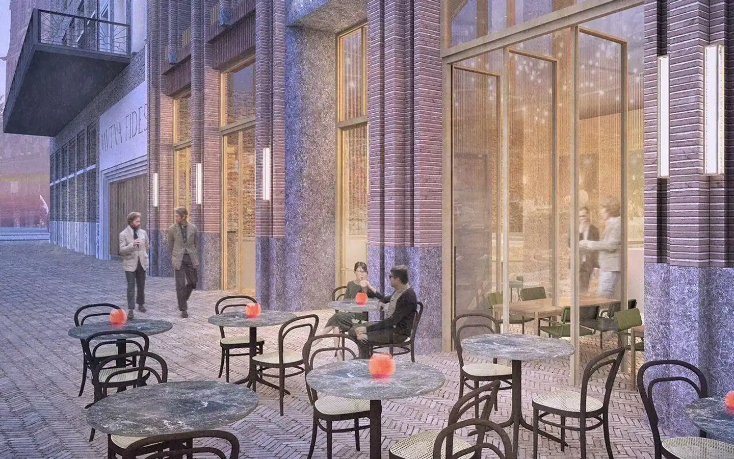 The Market Hotel Groningen Terrasse