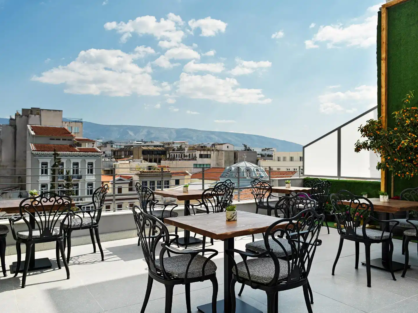 Athens City View Urban Suites Terrasse