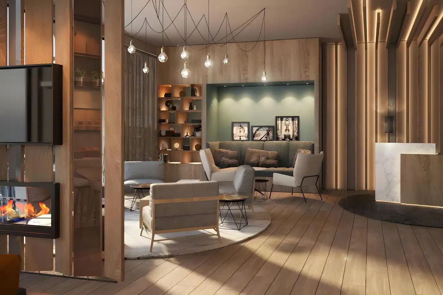 Residence Inn by Marriott Vienna City East Lobby