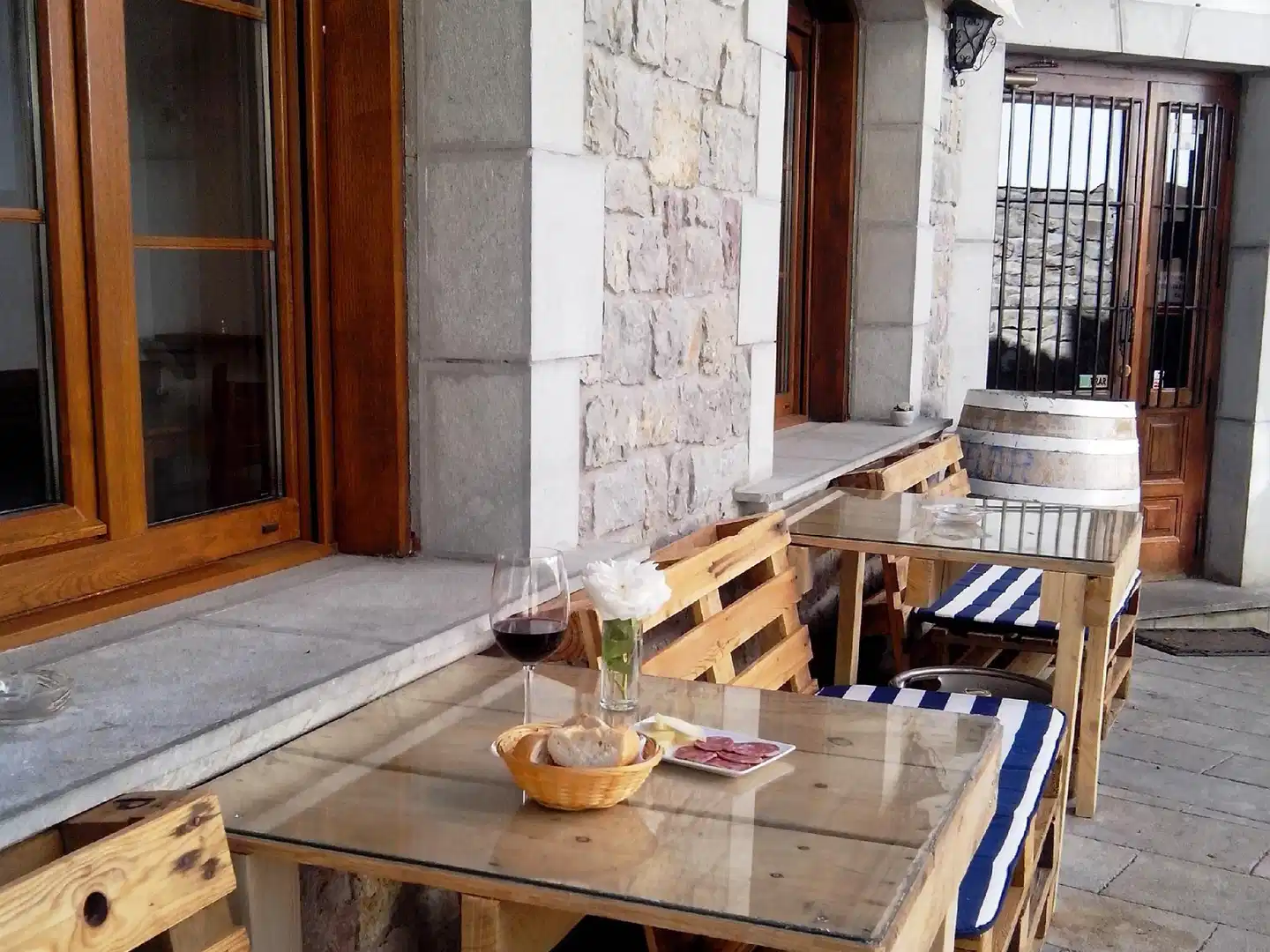 Hostal Nevandi Terrasse