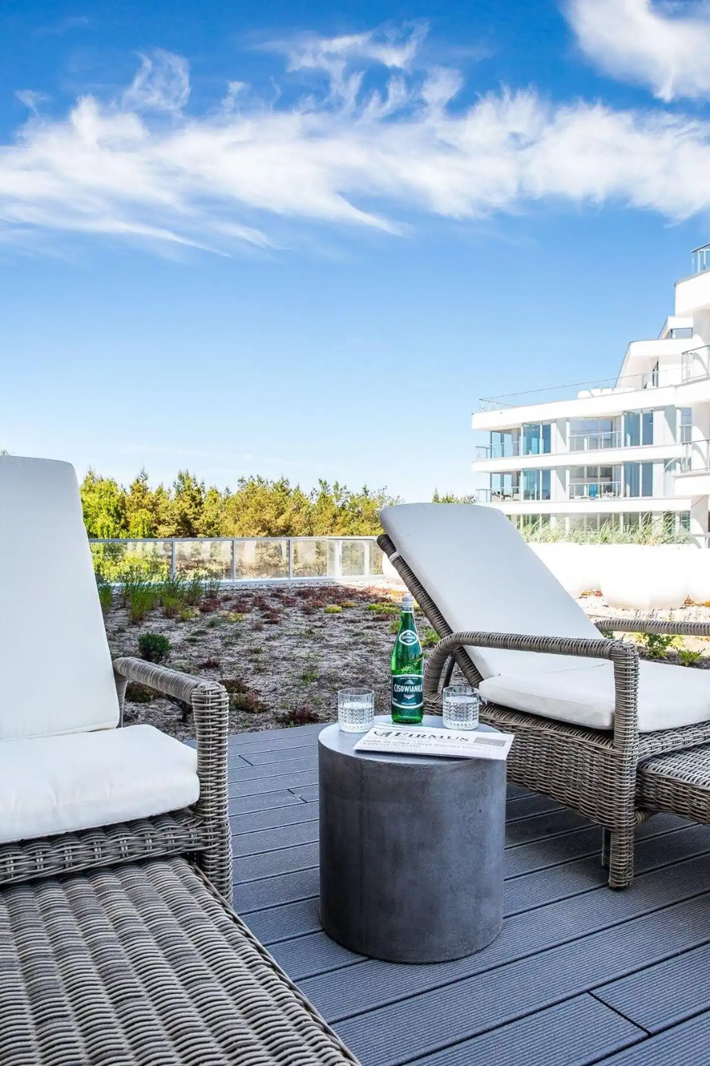 Dune Beach Resort Terrasse