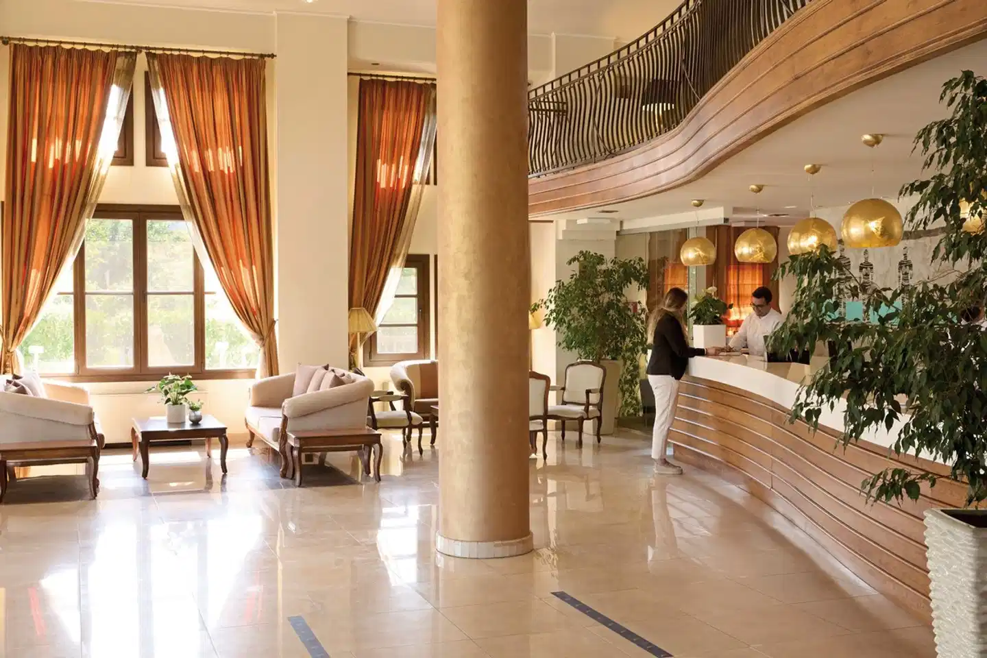 Anthemus Sea Beach Hotel & Spa Lobby
