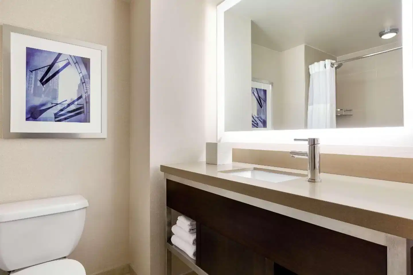 Hilton New York Times Square Badezimmer