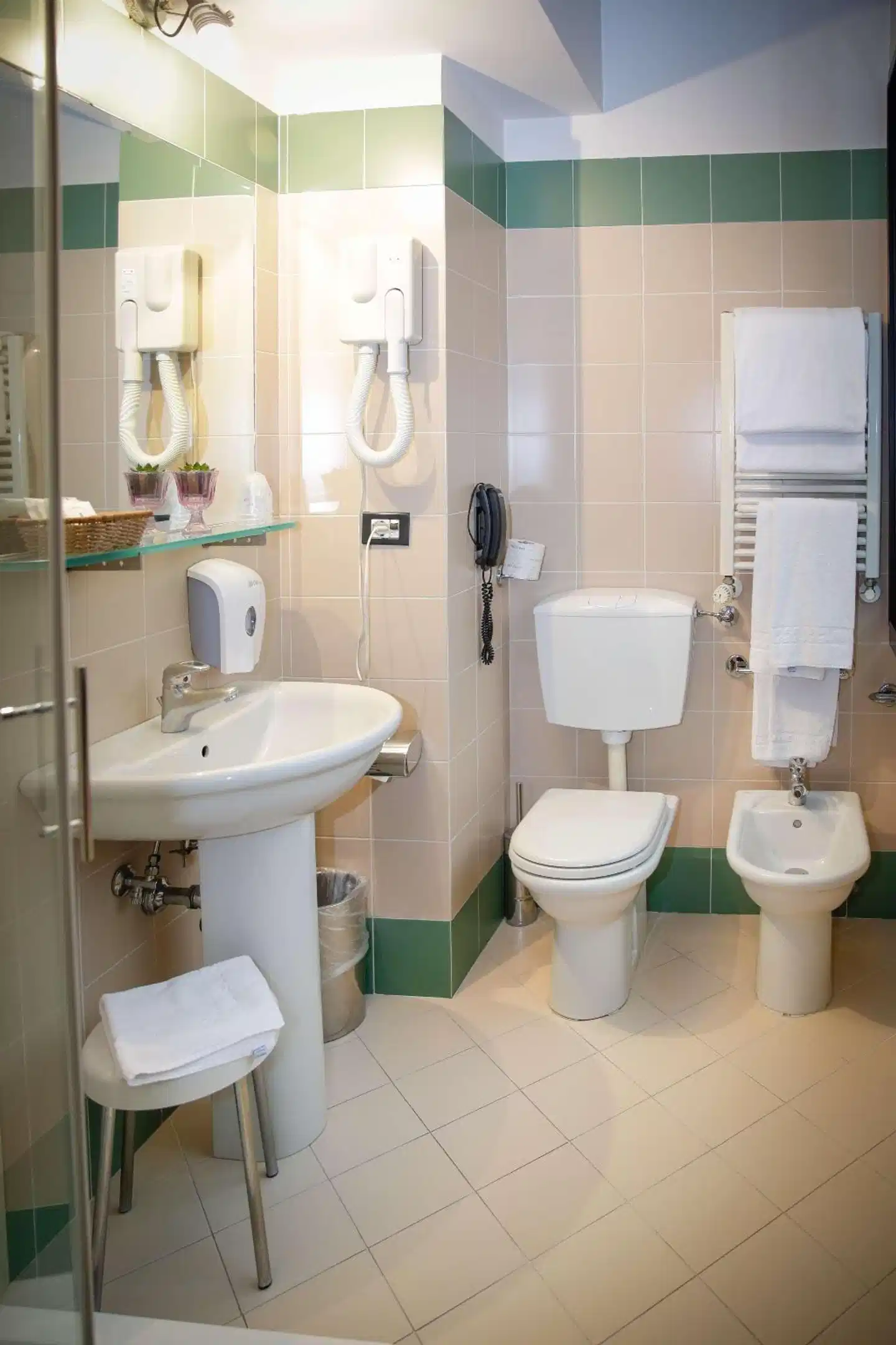 Art Hotel Milano Badezimmer