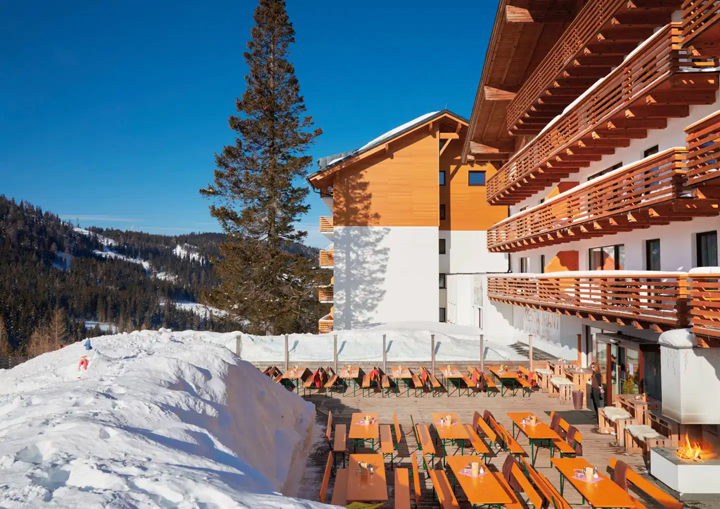 Das Alpenhaus Katschberg.1640 Aussenansicht