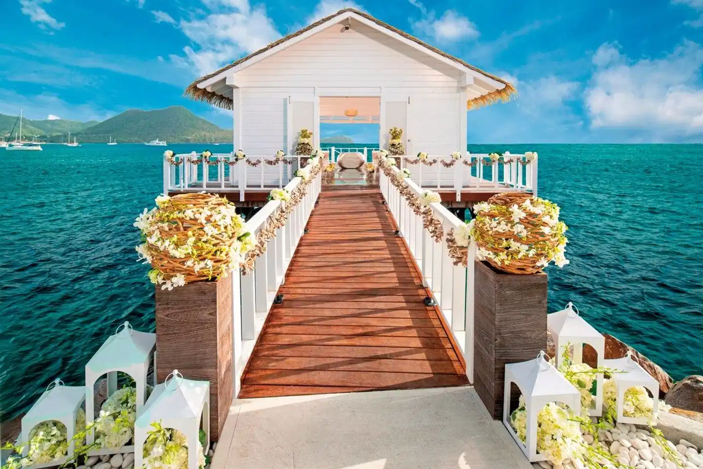 Sandals Grande St. Lucian Spa & Beach Resort Terrasse