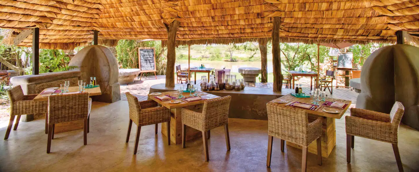 andBeyond Grumeti Serengeti River Lodge Restaurant