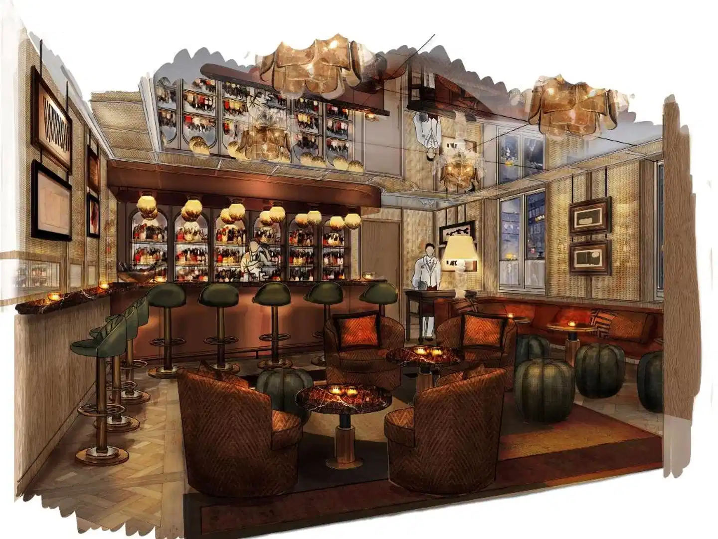 Maison Delano Paris Modellaufnahme