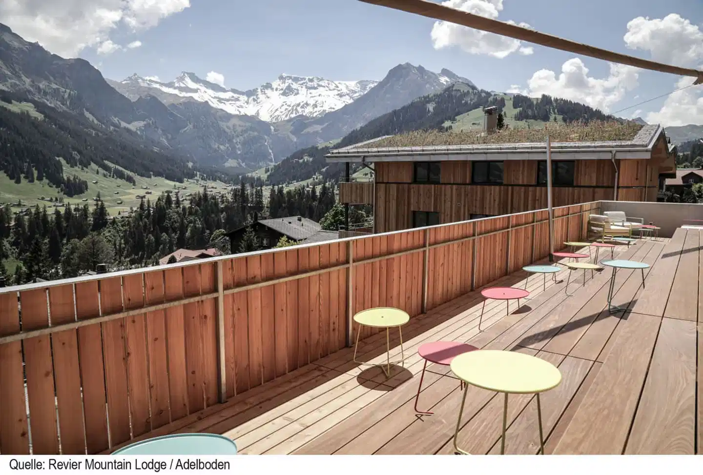 Mountain Lodge Adelboden Terrasse