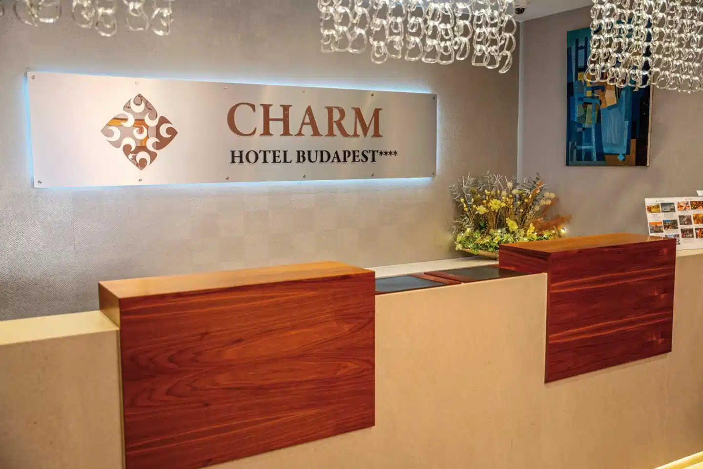 Charm Hotel Budapest Lobby