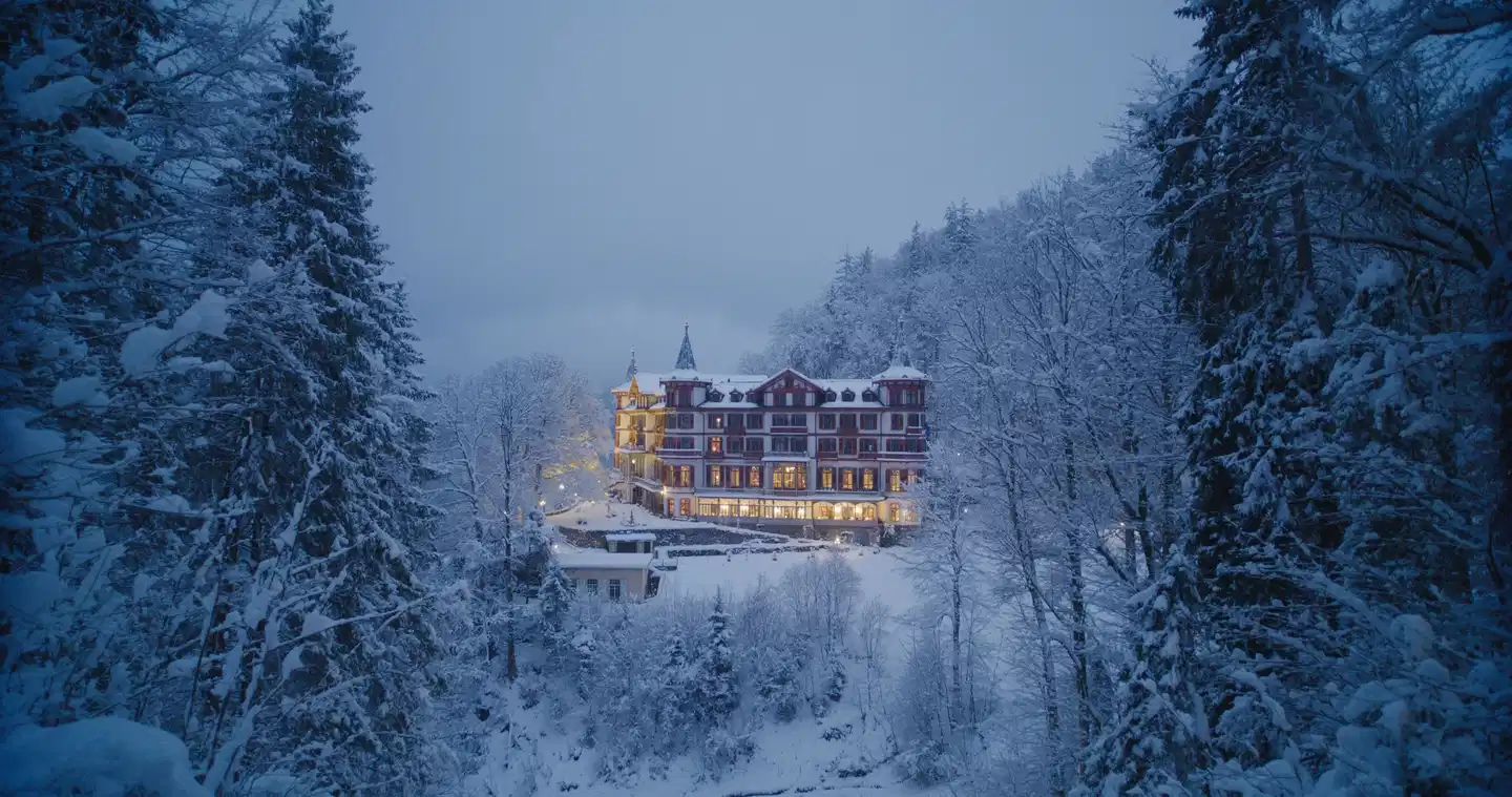 Grandhotel Giessbach Landschaft