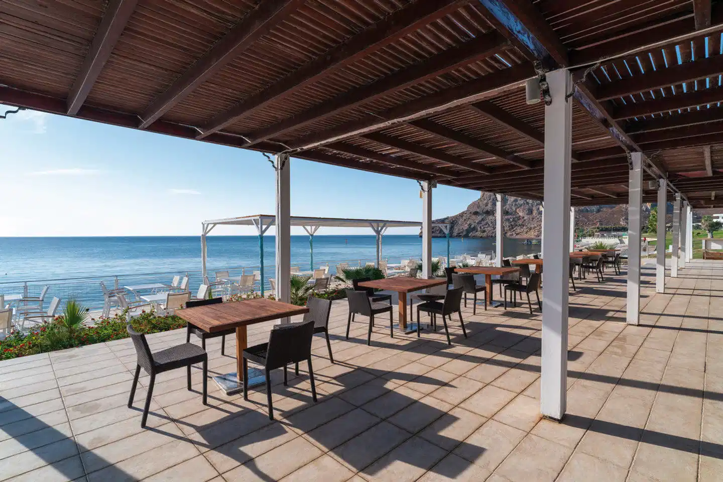 Atlantica Kolymbia Beach Terrasse